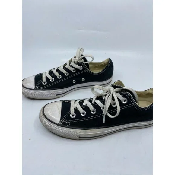 CONVERSE Sneakers Black White Women's Size 7.5 - Picture 4 of 7